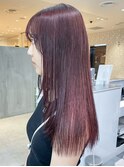 カシスブラウン_ピンクブラウン切りっぱなしボブ_ba481041