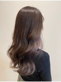 艶髪ロングウェーブ×髪質改善カラー エイジングケア/白髪ボカシ