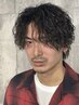 メンズカット+ツイストスパイラルパーマ￥13000　毛利榎本不可