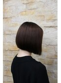 チョコレートブラウンのひし形ボブ♪[元住吉美容室]