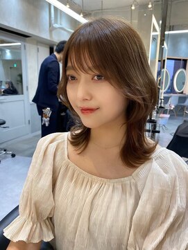 ハローバイシー 仙台(Hello by Sea) くびれレイヤー/くびれボブ/レイヤー/切りっぱなしボブ［仙台］