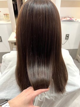 マシェリ バイ ハセ(ma cherie by HASE) 【髪質改善】柔らかい仕上がりの縮毛矯正