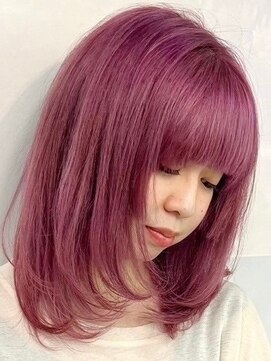 ウィコ 新宿(WICO) ラベンダーピンク[新宿駅/デザインカラー/レイヤーカット]