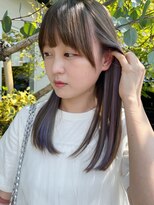 ハンズクラン(HANDS CLAN)&nbsp;王道アッシュ×淡いパープルインナーカラー