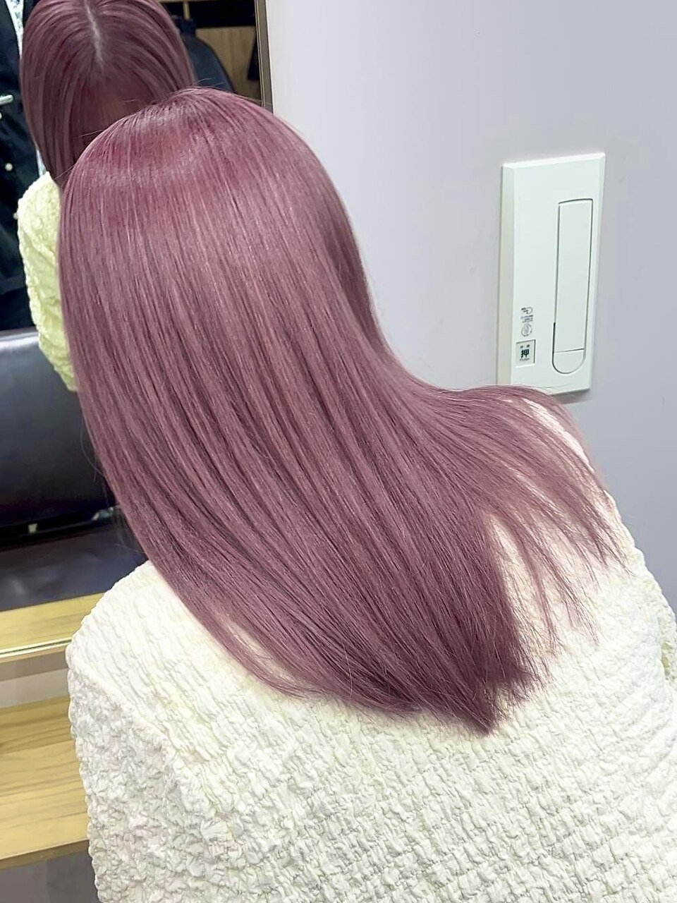 ベビーピンク/ケアブリーチ/ブリーチ/ダブルカラー/ハイトーン