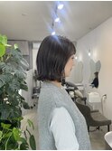 【箕面 石橋 桜井】グレージュカラー×ボブ