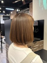 ロール(ROLE) ミルクティーベージュ内巻きボブ