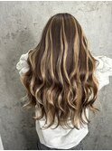 20代30代大人可愛いエクステインナーカラーアッシュベージュ