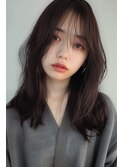くびれヘア/ミディアム/韓国レイヤー/後毛【lana hair 新宿】