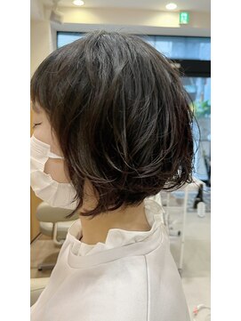 ユウヘアー 三軒茶屋店(U Hair) スタイリング楽々♪/ふんわりボブパーマ