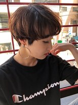 シャンプーボーイ セントラル 博多(SHAMPOO BOY central)&nbsp;ショート/ショートボブ/ハイライト/切りっぱなし/博多