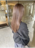 白髪ぼかし髪質改善40代ロングヘア