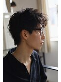 大人メンズスタイル！ビジネスマン！メガネ合うヘア