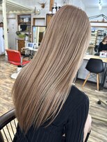 ラウラアンドロー(LAURA&RO) ミルクティーベージュダブルカラーインナーカラーケアブリーチ