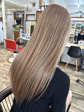 ラウラアンドロー(LAURA&RO) ミルクティーベージュダブルカラーインナーカラーケアブリーチ