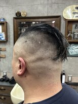 アールズ ヘア(R's hair)&nbsp;MEN’S HAIR/ブルーブラック/フェザーパーマ/ 印西　印西市
