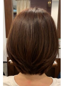 サロン ド メイド(Salon de MADE) ☆サロンドメイド茅ヶ崎☆ナチュラルハイライトあごラインボブ☆