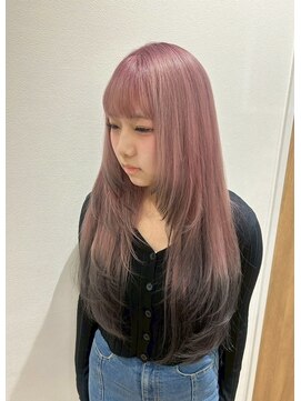 アース 酒田店(HAIR&MAKE EARTH) オシャレなロングレイヤーとルーツカラー！