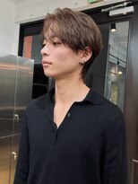 ネイト(Neit)&nbsp;メンズカラーブラウンメンズパーマニュアンスパーマ仙台美容室