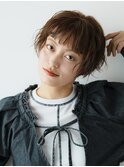 ショート×ボブ