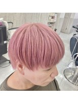 アヴニール アックス(Avenir axe) マッシュショート/ピンクカラー/ピンクベージュ