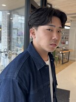 パーク(PAAQ)&nbsp;フェザーパーマニュアンスパーマ毛流れパーマメンズパーマ