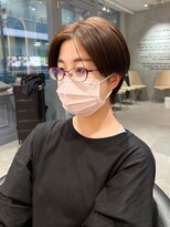 ロンドイディールバンダイ 新潟万代(Lond ideal) ミルクブラウンハンサムショート