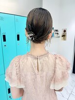 ゼスト ジグ(ZEST ZIGU)&nbsp;結婚式ヘアセットタイトヘアねじりアレンジボブアレンジ吉祥寺