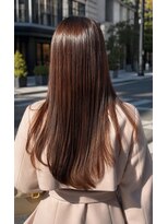 ララルーモ 渋谷公園通り店(LaLarOomo)&nbsp;【圧倒的艶】ウォームブラウン究極ロング