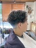メンズカット＋パーマ