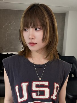 エトワ 中央店(etoi) 大分韓国かき上げレイヤーカット大人レイヤー顔まわりレイヤー