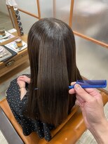 エルベ 内原店(elve) 極艶!プレミアム縮毛矯正×イルミナカラー!
