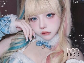 ビューティ スタジオ モッズ 渋谷(beauty studio M.O.D shibuya)の写真/『発色重視で綺麗』『画像そのまんまの色』ダブルカラーとエクステの馴染ませ施術が得意なサロン!