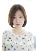 サロンドミルク 原宿(salon de MiLK)&nbsp;【salon de MiLK 原宿】センターパート×ボブ