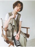 [CIECA.]丸みがあるショートボブ