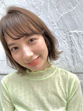 シー バイ ロンド 新宿(Sea by Lond) 【佐藤健太郎】小顔外ハネボブアッシュブラウンネオウルフ新宿