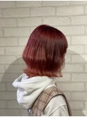 大人かわいい/ボブ/ミニボブ/ケアブリーチ/シアピンク/美肌
