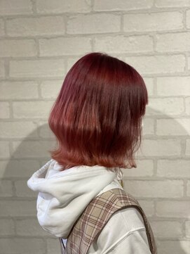 ビスイル 秋葉原店(Vis ill) 大人かわいい/ボブ/ミニボブ/ケアブリーチ/シアピンク/美肌