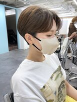 オウル(Owll) 【Owll】大人可愛い流れる耳掛けスタイル アッシュベージュ