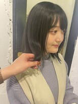 エイト 福岡天神店(EIGHT fukuoka)&nbsp;ブルーブラック艶カラー