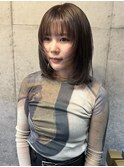 【iFY 千葉】顔まわりcut & オリーブベージュ style