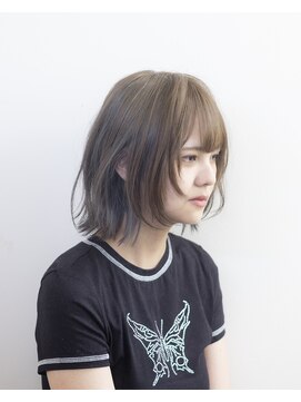 ルプラ ガーデン(le-pla garden) ハイライトカラー#外ハネボブ#ベージュ#ダブルカラー#豊橋#豊川