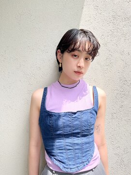 メモリーズ 銀座(Memories) 前髪パーマ/耳掛けショート/マッシュショート