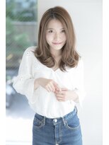 アフロディーテ 銀座(APHRODITE GINZA)&nbsp;黒髪/グレーベージュ/レイヤーロング/前髪パーマ/銀座