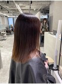 髪質改善ストレート縮毛矯正ロング