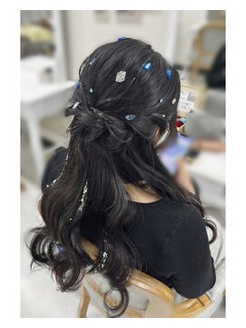 セットサロン ココ イベント＊ハーフアップ