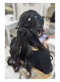 イベント*ハーフアップ