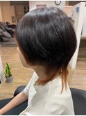 20代/30代/40代/大人ショートボブ/耳かけショート