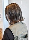 くすみベージュオリーブカラー秋色イメチェン_ba528461