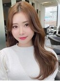 40mmで巻く韓国ヘアレイヤーカット
